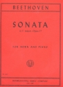 Sonate F major op.17 for horn and piano