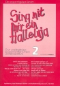 Sing mit mir ein Halleluja Band 2 fr gem Chor und Instrumente Chorpartitur