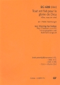 Tout est fait pour la gloire de Dieu fr gem Chor und Instrumente Instrumentalstimmen