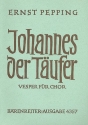 Johannes der Tufer fr gem Chor a cappella Partitur