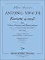 Konzert a-Moll op.3,6 fr Violine, Streicher und Bc fr Violine und Klavier