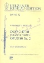 Duo C-Dur op.80,2 fr 2 Flten 2 Spielpartituren