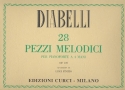 28 Pezzi melodici op.149 per pianoforte a 4 mani partitura