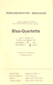 Blas-Quartette fr 4 Blechblser Posaune (Bariton) im Bassschlssel