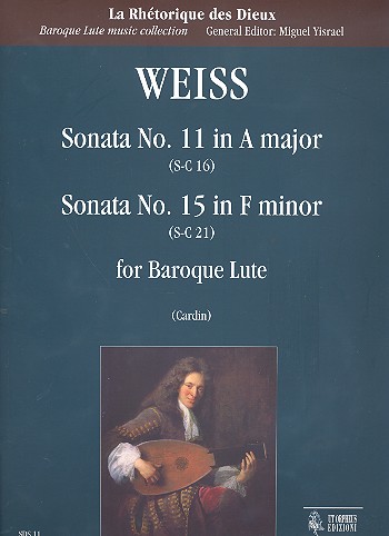 2 Sonatas for baroque lute in tablature