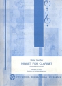 Minuet for clarinet and piano