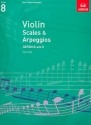 Scales and Arpeggios Grade 8 (2012) for violin