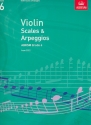 Scales and Arpeggios Grade 6 (2012) for violin