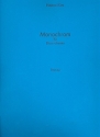 Monochrom fr 2 Querflten, Oboe, Englischhorn, Fagott, Klarinet Partitur