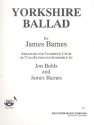 Yorkshire Ballad for trombone ensemble (euphonium ensemble) score and parts