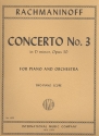 Concerto d minor no.3 op.30 for piano and orchestra 2-piano score