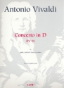 Concerto in D RV93 (+CD) for guitar, strings and Bc score and guitar part