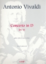 Concerto in D RV93 (+CD)  for guitar, strings and Bc score and guitar part