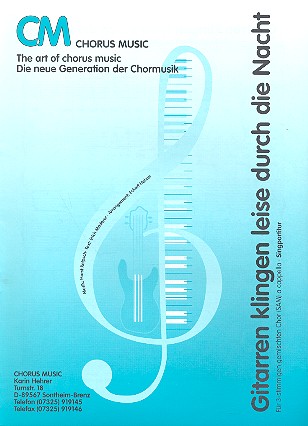 Gitarren klingen leise durch die Nacht fr gem Chor (SAM) a cappella Partitur