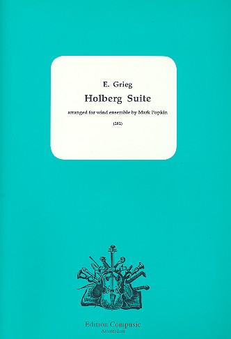 Holberg-Suite for wind ensemble score and parts