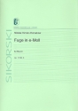 Fuge e-Moll op.17,6 fr Klavier Archivkopie