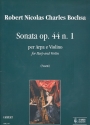 Sonata op.44,1 for harp and violin score and parts