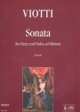 Sonata for harp (violin ad lib) score and part