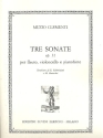 3 Sonate op.31 per flauto, violoncello et pianoforte parti