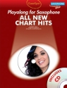 All new Chart Hits (+CD): for alto saxophone guest spot playalong