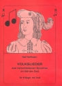 Volkslieder aus verschiedenen Epochen im Stil der Zeit fr E-Orgel (mit Text)