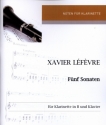 5 Sonaten fr Klarinette und Klavier