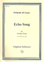 Echo Song  for 8 recorders in double choir (SATB/SATB) score and parts