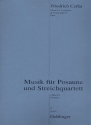 Musik fr Posaune und Streichquartett Stimmen