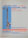 25 progressive Studies vol.1 (first register until low C) for bass clarinet (basset horn)