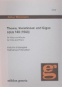 Thema, Variationen und Gigueop.146 fr Viola und Klavier