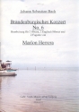 Brandenburgisches Konzert Nr.6 BWV1051 fr 2 Oboen, 2 Englischhrner und 2 Fagotte Partitur und Stimmen