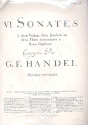 6 Trio-Sonaten op.2 fr 2 Violinen (Oboen) Flten) und Bc (nicht ausgesetzt) Facsimile