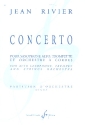 Concerto pour saxophone alto, trompette et orchestre  cordes partition d'orchestre