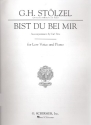 Bist du bei mir  for low voice and piano (dt/en)