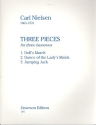 Three Pieces for 3 bassoons score and parts
