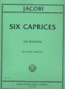 6 Caprices for bassoon