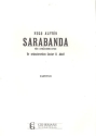 Sarabanda op.49  for string orchestra score