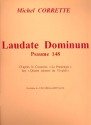Laudate Dominum pour solistes, choeur mixte et orchestre partition