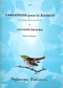 Variations pour le basson for bassoon and string quartet score and parts