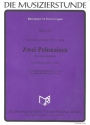 2 Polonaisen fr Holzblser-Ensemble Partitur und Stimmen