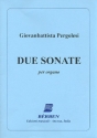 2 Sonatas for organ