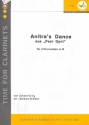 Anitras Tanz fr 4 Klarinetten Partitur und Stimmen