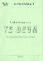 Te Deum fr Alt, gem Chor und OrgelPArtitur Partitur