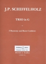 Trio-Sonate in G für 2 Fagotte und Bc Partitur und Stimmen