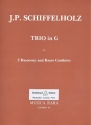 Trio-Sonate in G fr 2 Fagotte und Bc Partitur und Stimmen