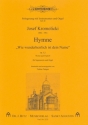 Hymne op.3,2 fr Sopran und Orgel