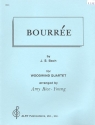 Bourrée for woodwind quartet score+parts