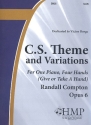 C.S. Theme and Variations op.6 for piano 4 hands