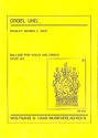Ballade op.133 fr Violine und Orgel