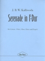 Serenade F-Dur fr Gitarre, Flte, Oboe, Horn und Fagott Partitur und Stimmen